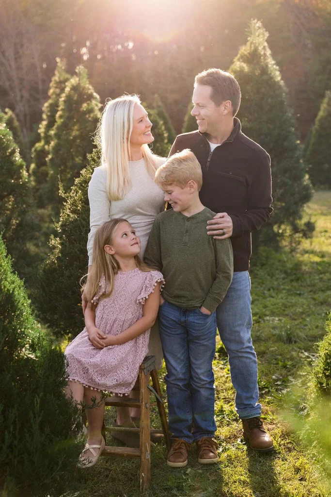 Christmas Tree Farm Family Sessions